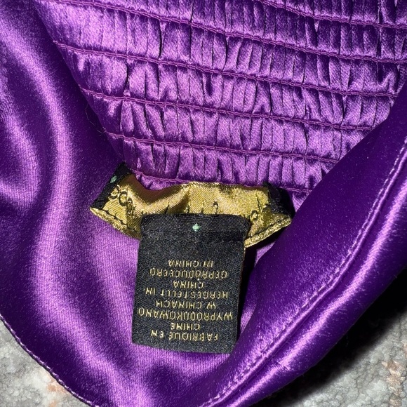 House of Harlow Purple Satin Halter Top XS - Picture 6 of 6